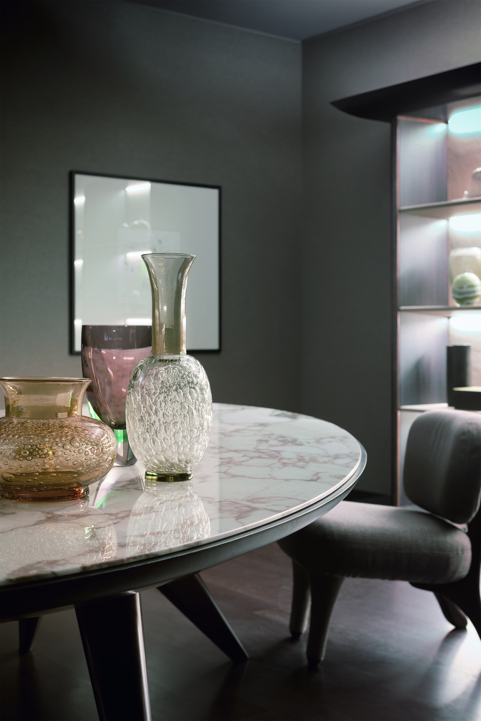 Natevo+Kara+Kitaplik+Yemek+Masasi