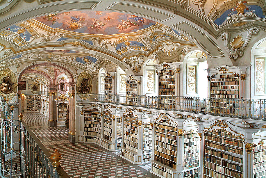 Avusturya-Admont-Admont-Kütüphanesi