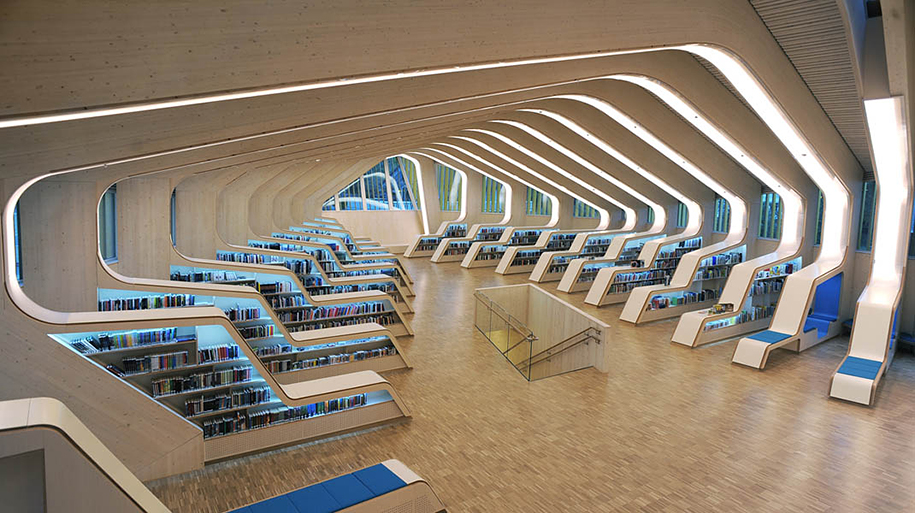 Norveç-Vennesla-Vennesla-Kütüphanesi