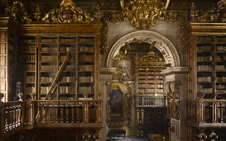 Portekiz-Coimbra-Biblioteca-Joanina